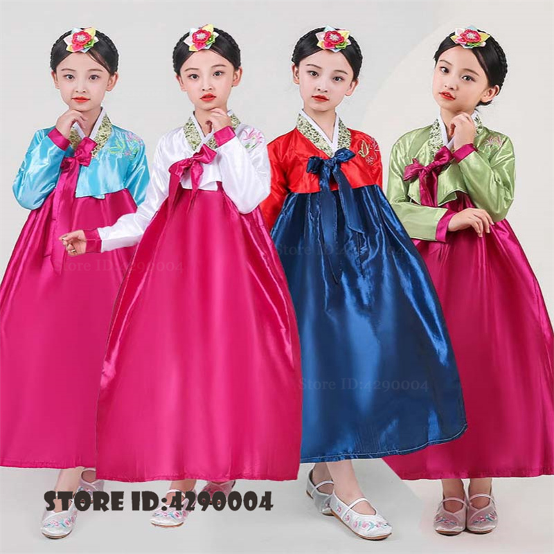 Korean Girls Lifestyle - Traditional Kids Hanbok Dress Korean Costume