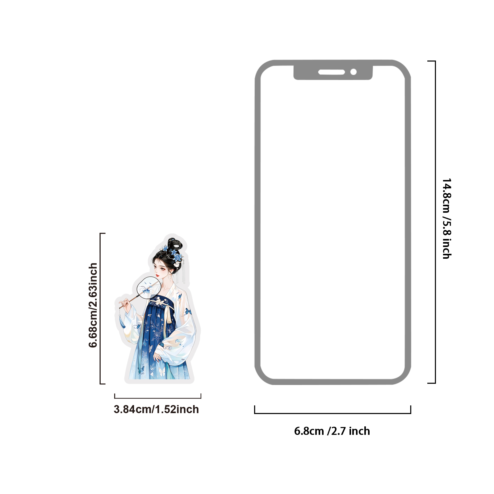 Etori Life 30Pcs Blue Artistic - Korean Lifestyle Aesthetic recension och pris