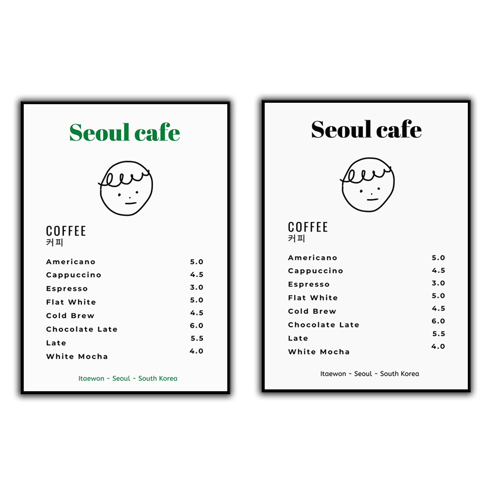 Seoul Cafe Print Wall Art Prin - Korean Lifestyle Aesthetic recension och pris